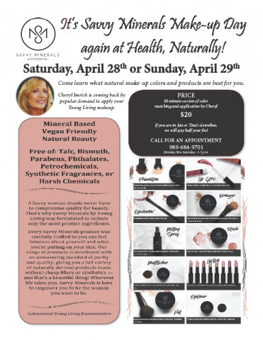 Savvy Minerals Flyer 2018