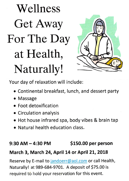 Wellness Get Away Days 2018