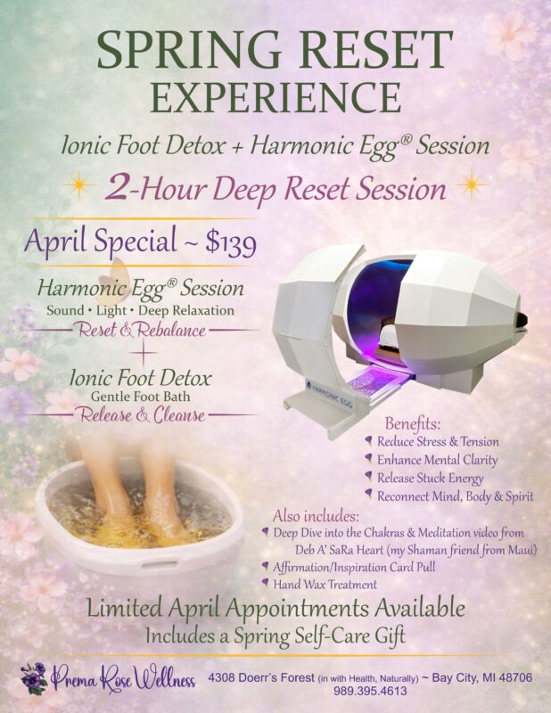 Apirl Harmonic Egg Spring Reset Special Flyer