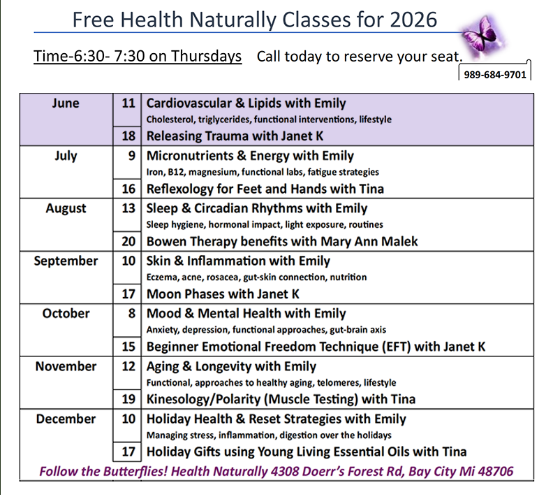 2026 HN Class Schedule - June